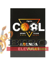 Agendă elevului NEW SCHOOL TEAM 48 foi, copertă tare